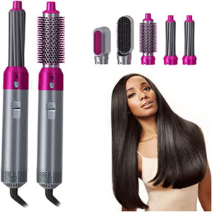 Electric Hair Dryer Brush Straightener