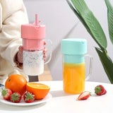 Portable Blender With Straw